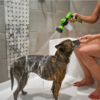 Sauberhund - Hundedusche mit integriertem Shampoo-Spender