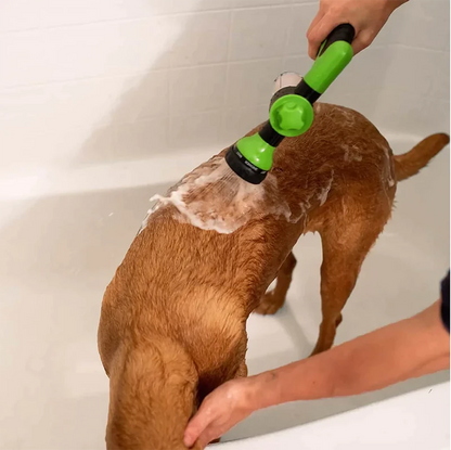 Sauberhund - Hundedusche mit integriertem Shampoo-Spender